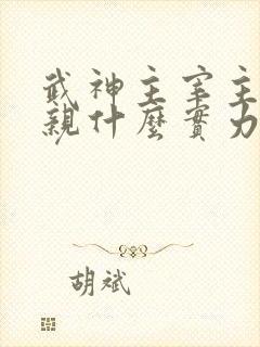 武神主宰主角父亲什么实力