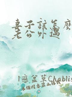 妻子该怎么挽回老公外遇