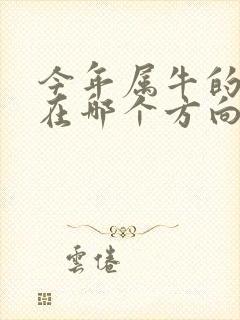 今年属牛的财运在哪个方向