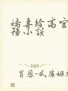 娇妻给高官性服务小说