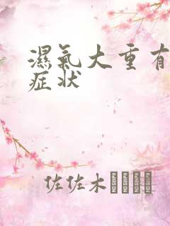 湿气大重有什么症状