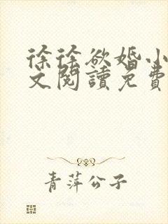 徐徐欲婚小说全文阅读免费