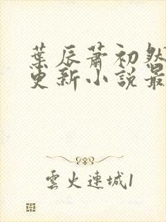 叶辰萧初然最快更新小说最新