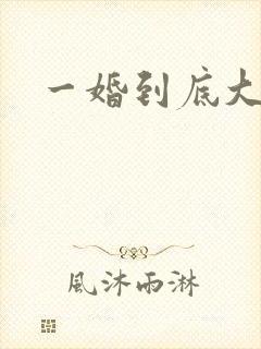 一婚到底大结局