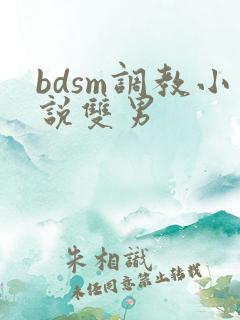 bdsm调教小说双男