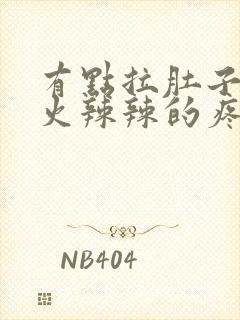 有点拉肚子肛门火辣辣的疼