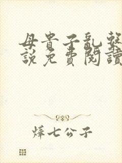 母贵子乱系列小说免费阅读