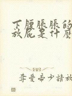 下腹胀胀的老是放屁是什么原因?