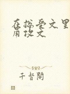 在总受文里抢主角攻文