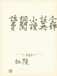 锦桐小说全文免费阅读无弹窗