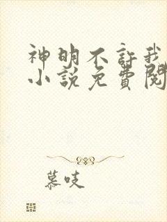 神明不许我恋爱小说免费阅读