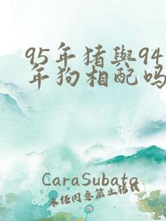 95年猪与94年狗相配吗