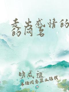 走出感情的阴影的网名