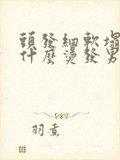 头发细软塌适合什么烫发男生