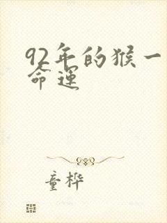 92年的猴一生命运