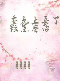 睾丸上长了个颗粒怎么治