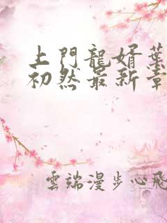 上门龙婿叶辰萧初然最新章节列表