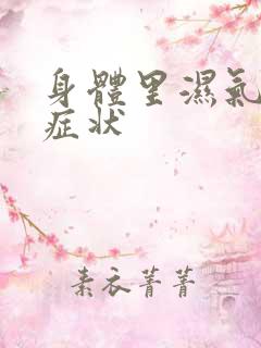 身体里湿气重的症状