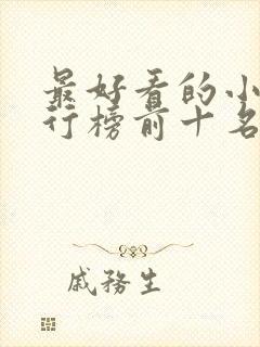 最好看的小说排行榜前十名完结