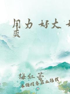 用力 好大 好爽