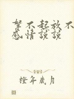 拿不起放不下的感情说说