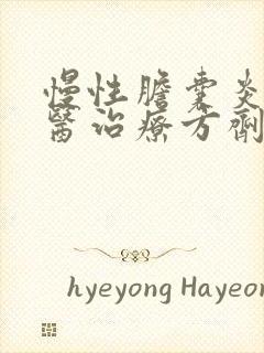 慢性胆囊炎的中医治疗方剂