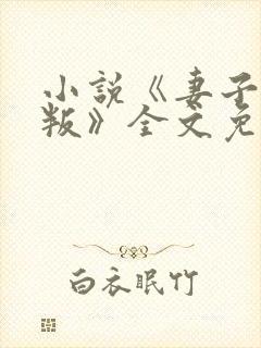 小说《妻子的背叛》全文免费阅读