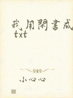 我用闲书成圣人 txt