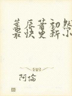 叶辰萧初然最新最快更新小说