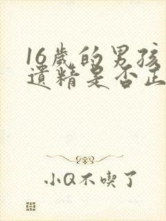 16岁的男孩子遗精是否正常