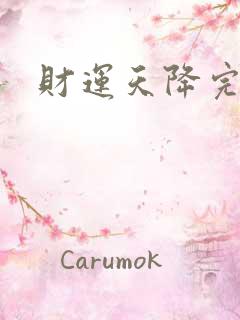 财运天降完结版