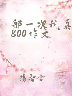 那一次我真后悔800作文