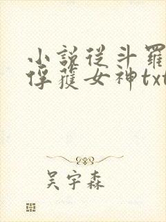 小说从斗罗开始俘获女神txt