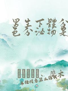 男生下体分泌黄色分泌物是什么原因