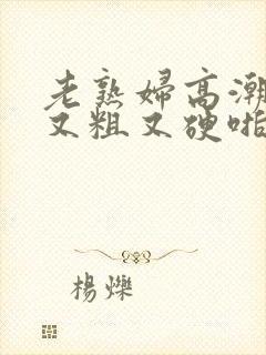 老熟妇高潮av又粗又硬啪啪一区