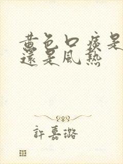 黄色口痰是风寒还是风热