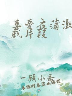 喜爱夜蒲激情床戏片段