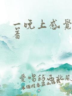 一晚上感觉没睡着