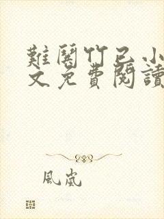 难哄竹已小说原文免费阅读