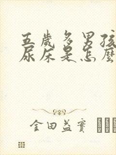 五岁多男孩经常尿床是怎么回事