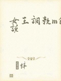 女王调教m的小说