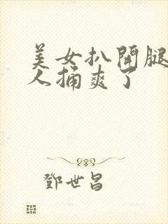 美女扒开腿让男人捅爽了