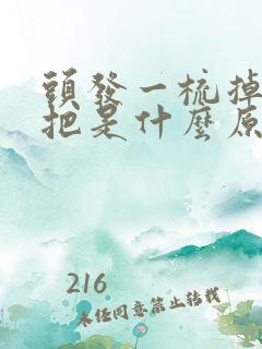 头发一梳掉一大把是什么原因