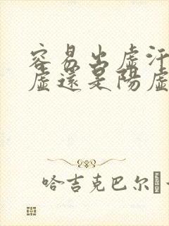 容易出虚汗是阴虚还是阳虚