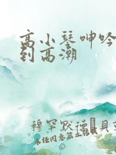 高小琴呻吟喷水到高潮