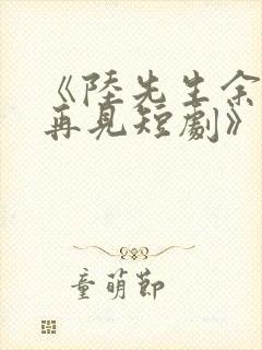 《陆先生余生不再见短剧》