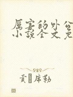 厉害的外公恋老小说全文免费阅读