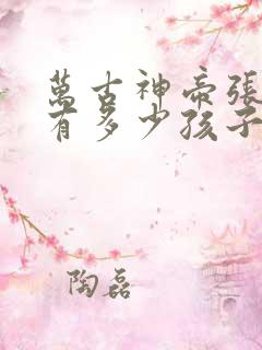 万古神帝张若尘有多少孩子