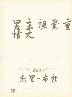 男主视觉重生言情文