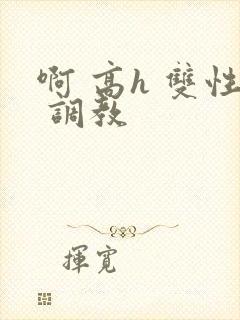 啊 高h 双性 调教